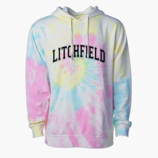 Litchfield Maine Varsity Premium Tie-Dye Hoodie