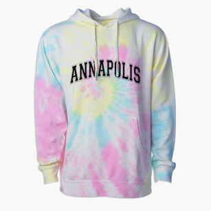 Annapolis Maryland Varsity Premium Tie-Dye Hoodie