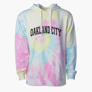 Oakland City Indiana Varsity Premium Tie-Dye Hoodie