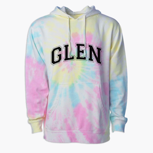 Glen New York Varsity Premium Tie-Dye Hoodie