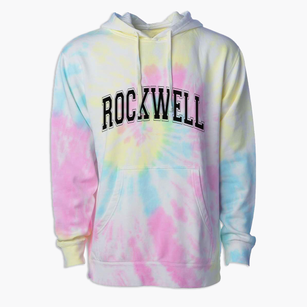 Rockwell North Carolina Varsity Premium Tie-Dye Hoodie