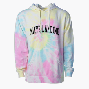 Mays Landing New Jersey Varsity Premium Tie-Dye Hoodie