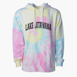 Lake Lotawana Missouri Varsity Premium Tie-Dye Hoodie