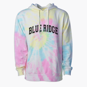 Blue Ridge Georgia Varsity Premium Tie-Dye Hoodie