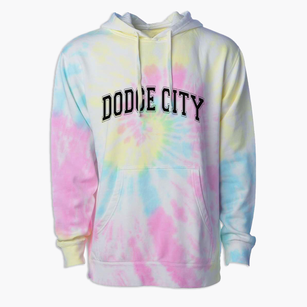 Dodge City Kansas Varsity Premium Tie-Dye Hoodie