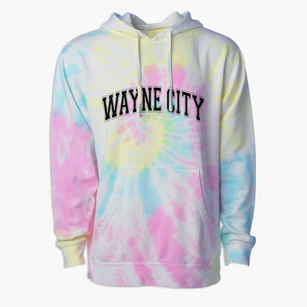 Wayne City Illinois Varsity Premium Tie-Dye Hoodie