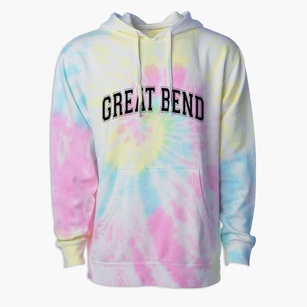 Great Bend New York Varsity Premium Tie-Dye Hoodie