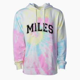 Miles Texas Varsity Premium Tie-Dye Hoodie