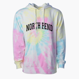 North Bend Ohio Varsity Premium Tie-Dye Hoodie