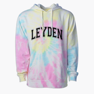 Leyden Massachusetts Varsity Premium Tie-Dye Hoodie