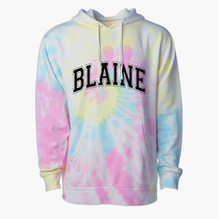 Blaine Maine Varsity Premium Tie-Dye Hoodie