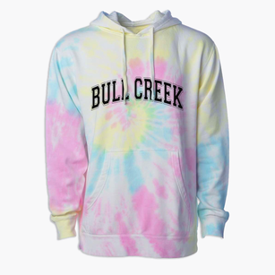 Bull Creek Missouri Varsity Premium Tie-Dye Hoodie