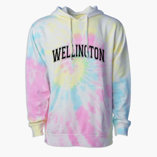 Wellington Kentucky Varsity Premium Tie-Dye Hoodie