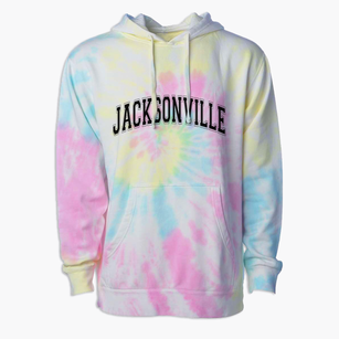 Jacksonville Ohio Varsity Premium Tie-Dye Hoodie
