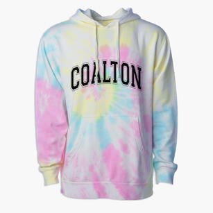 Coalton West Virginia Varsity Premium Tie-Dye Hoodie