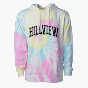 Hillview Illinois Varsity Premium Tie-Dye Hoodie