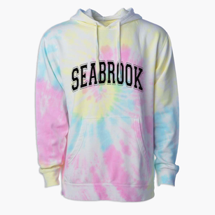 Seabrook Texas Varsity Premium Tie-Dye Hoodie