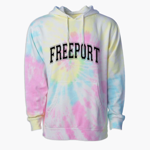 Freeport Kansas Varsity Premium Tie-Dye Hoodie