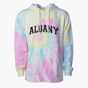 Albany Georgia Varsity Premium Tie-Dye Hoodie