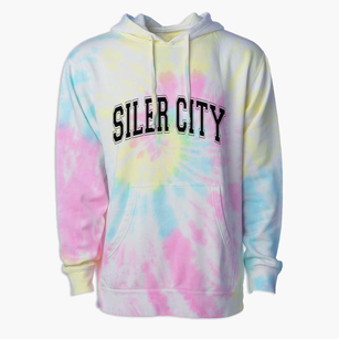 Siler City North Carolina Varsity Premium Tie-Dye Hoodie