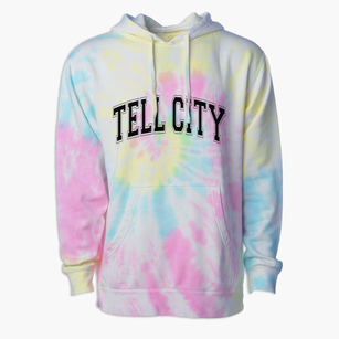 Tell City Indiana Varsity Premium Tie-Dye Hoodie