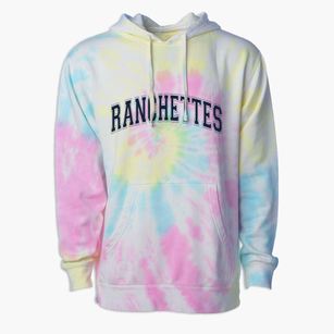 Ranchettes Wyoming Varsity Premium Tie-Dye Hoodie