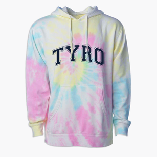 Tyro North Carolina Varsity Premium Tie-Dye Hoodie