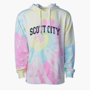Scott City Kansas Varsity Premium Tie-Dye Hoodie