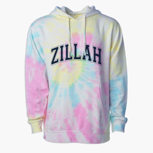 Zillah Washington Varsity Premium Tie-Dye Hoodie