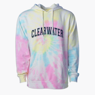 Clearwater Kansas Varsity Premium Tie-Dye Hoodie