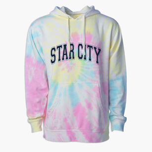 Star City Arkansas Varsity Premium Tie-Dye Hoodie
