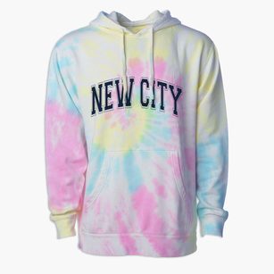 New City New York Varsity Premium Tie-Dye Hoodie