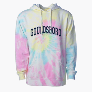 Gouldsboro Maine Varsity Premium Tie-Dye Hoodie