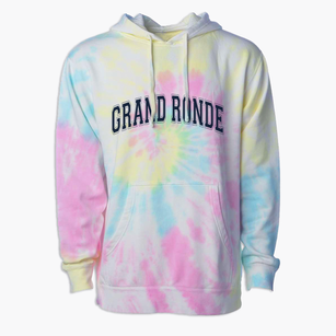 Grand Ronde Oregon Varsity Premium Tie-Dye Hoodie
