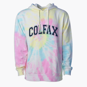 Colfax Illinois Varsity Premium Tie-Dye Hoodie