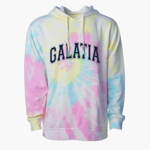 Galatia Illinois Varsity Premium Tie-Dye Hoodie