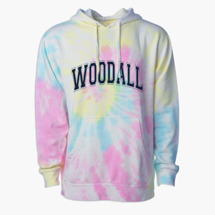 Woodall Oklahoma Varsity Premium Tie-Dye Hoodie