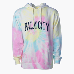 Palm City Florida Varsity Premium Tie-Dye Hoodie