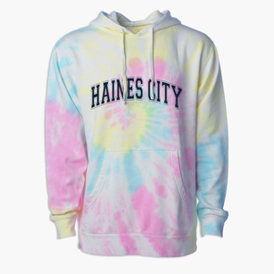 Haines City Florida Varsity Premium Tie-Dye Hoodie
