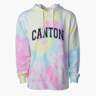 Canton Massachusetts Varsity Premium Tie-Dye Hoodie