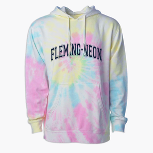 Fleming-neon Kentucky Varsity Premium Tie-Dye Hoodie