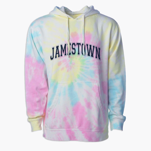 Jamestown Pennsylvania Varsity Premium Tie-Dye Hoodie