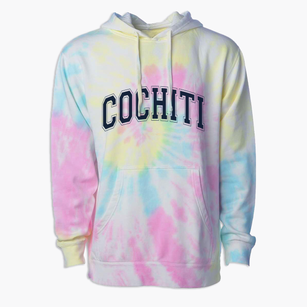 Cochiti New Mexico Varsity Premium Tie-Dye Hoodie
