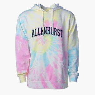 Allenhurst New Jersey Varsity Premium Tie-Dye Hoodie