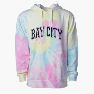 Bay City Wisconsin Varsity Premium Tie-Dye Hoodie