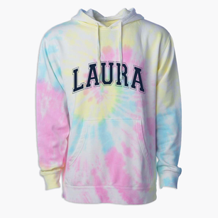 Laura Ohio Varsity Premium Tie-Dye Hoodie