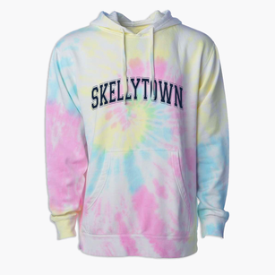 Skellytown Texas Varsity Premium Tie-Dye Hoodie