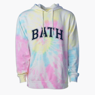 Bath North Carolina Varsity Premium Tie-Dye Hoodie