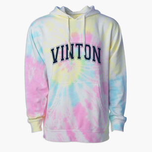 Vinton Ohio Varsity Premium Tie-Dye Hoodie