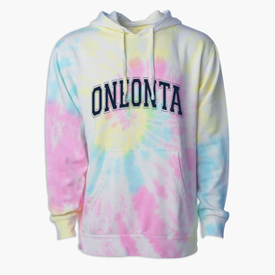 Oneonta New York Varsity Premium Tie-Dye Hoodie
